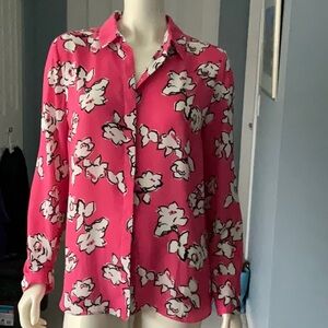 Melanie Lyne flower print blouse